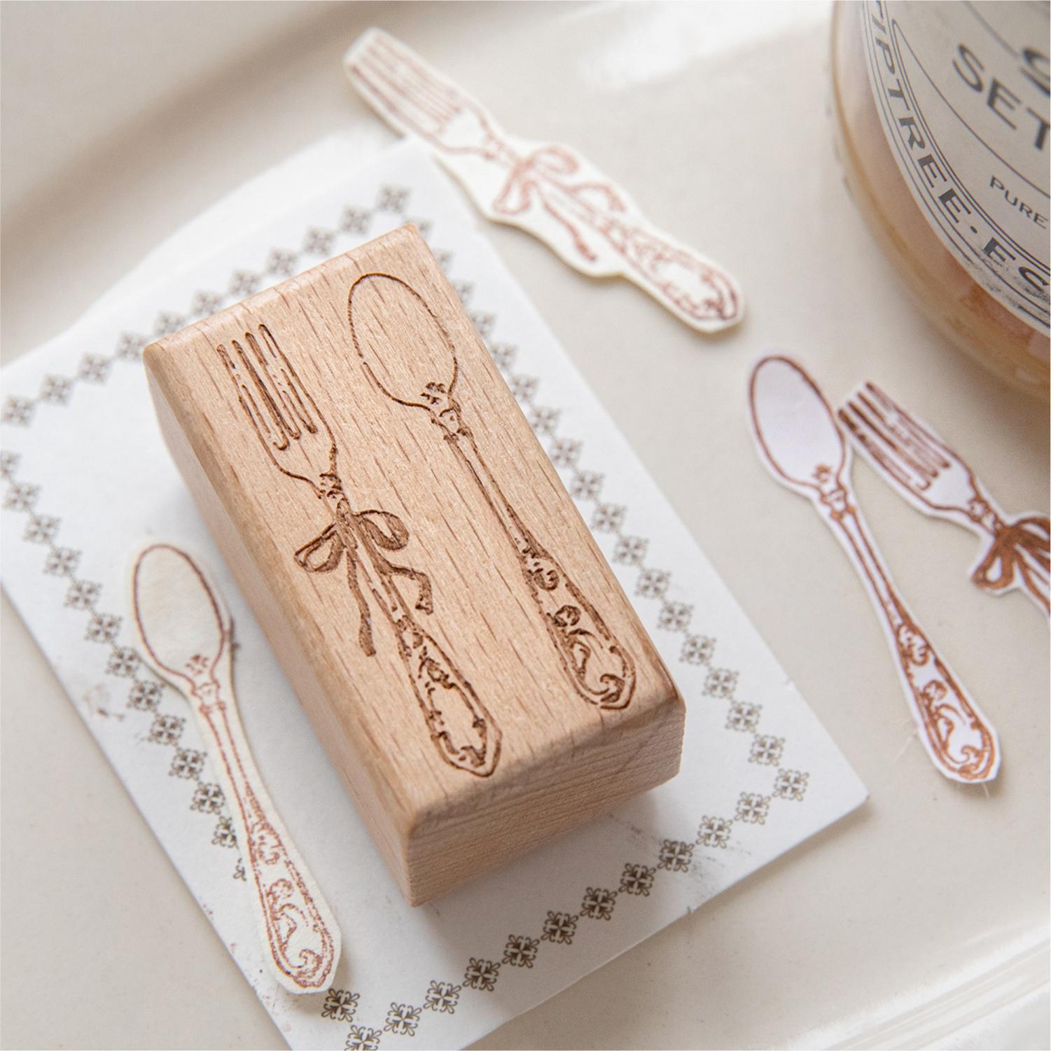 Carimbo de Madeira com Design  - Candle Supplies In avaliação e preço