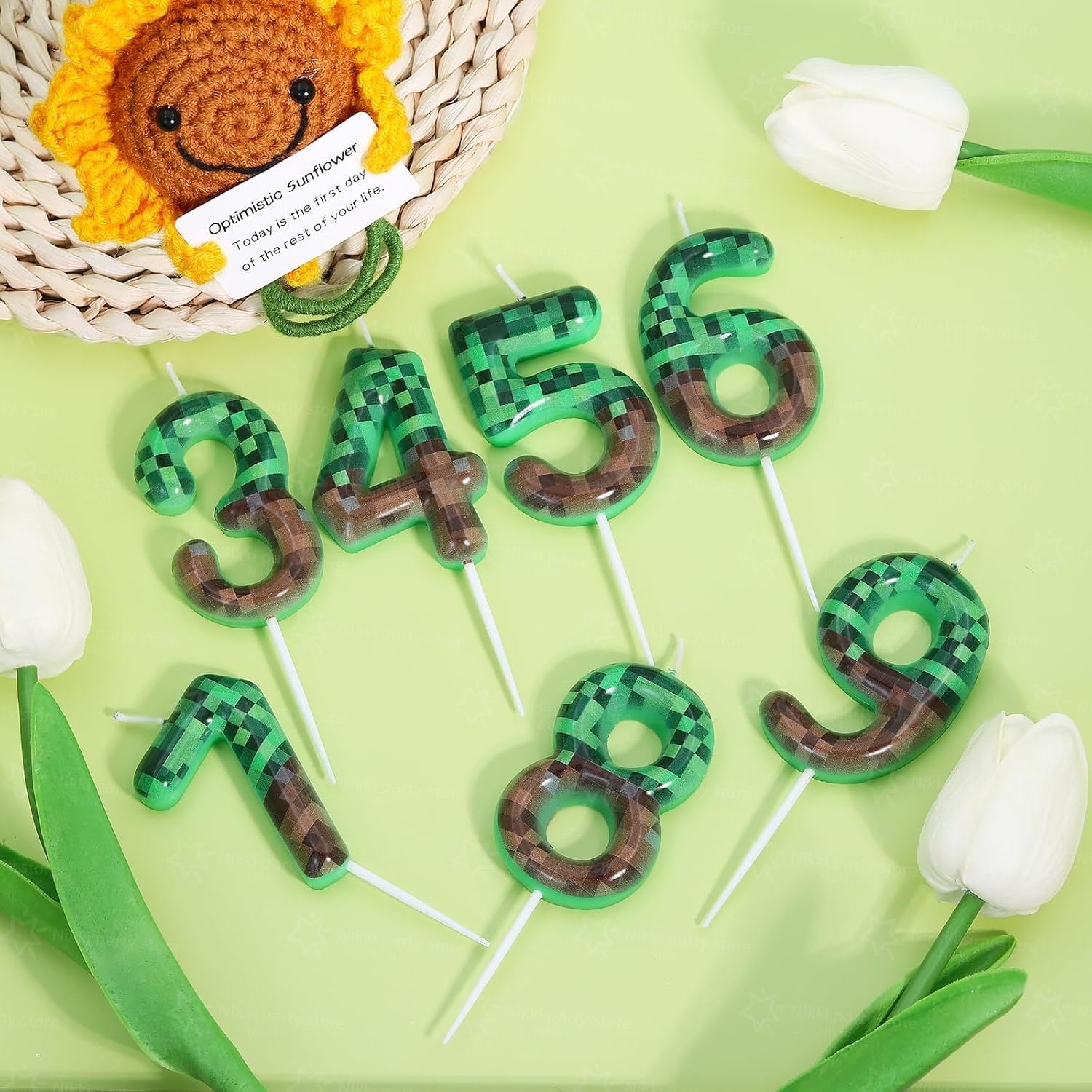 Velas de Aniversário de Minera - Candle Supplies Video avaliação e preço